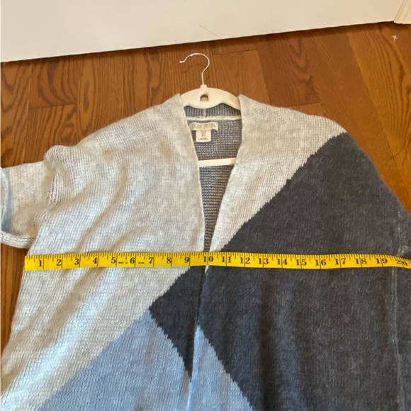 NWT Ruby Moon Boho Long Cardigan Duster Coat Sweater Size Small Blue - Picture 7 of 9